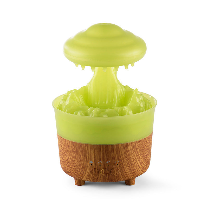 Rain Cloud Humidifier Night Light – 7-Color LED Aroma Diffuser with Rain Sound & Water Drop Effect – Essential Oil Diffuser for Relaxation, Sleep, and Home Decor