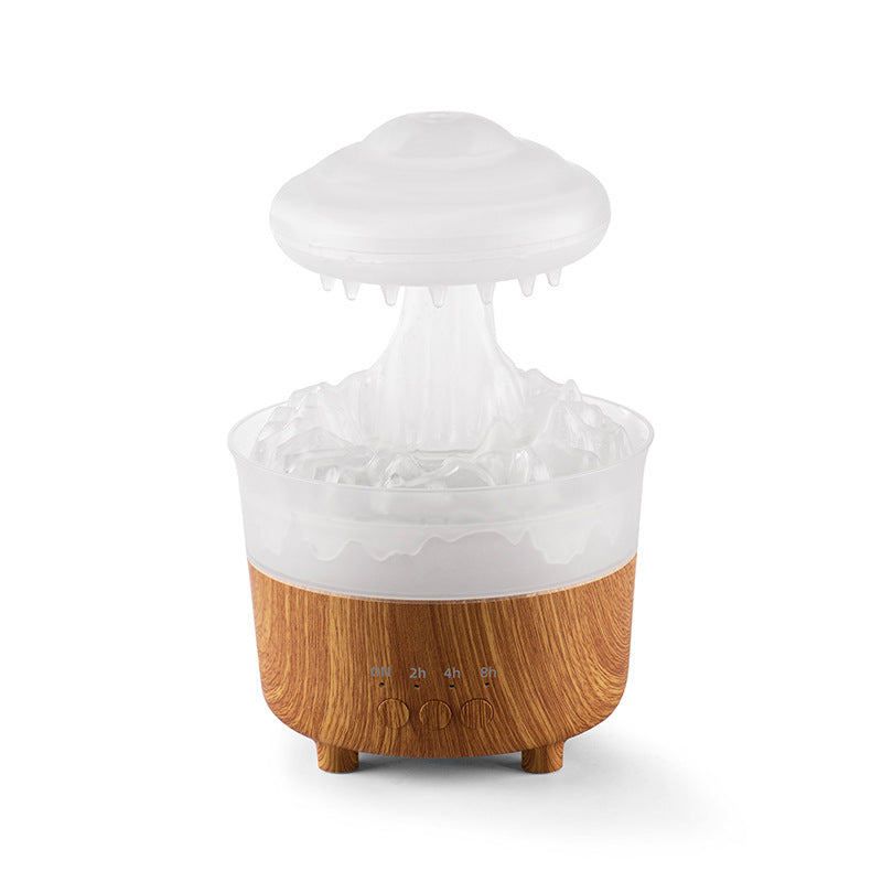 Rain Cloud Humidifier Night Light – 7-Color LED Aroma Diffuser with Rain Sound & Water Drop Effect – Essential Oil Diffuser for Relaxation, Sleep, and Home Decor